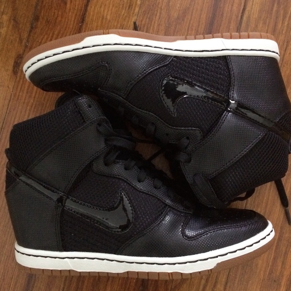 nike dunk sky hi mesh black
